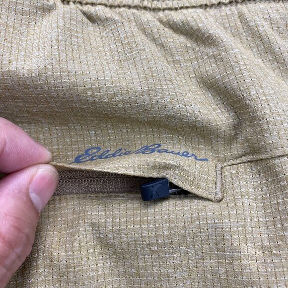 Eddie Bauer Travex Shorts Men 2XL Brown Stretch Waist Outdoor Activewear - Picture 6 of 11